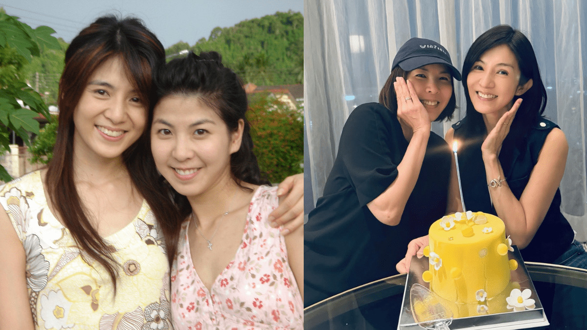 楊采妮許茹芸26年前初見舊照出土  重遊迪士尼外貌零變化  最美閨密團擁超強凍齡神顏