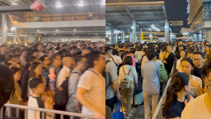 復活節回港︱深圳灣口岸深夜大排長龍 羅湖大塞車有人趕不及過關