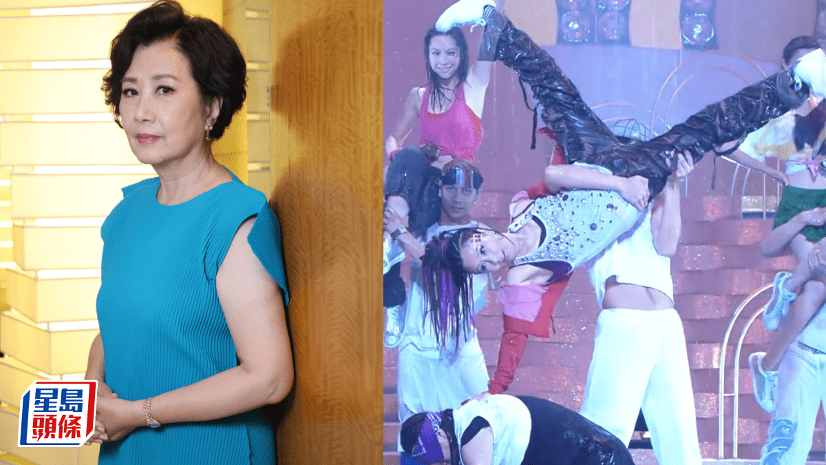 汪明荃台慶水中舞舊片翻Hit  雷鬼頭濕身大跳Hip Hop  活躍社交平台學AI從未封頂