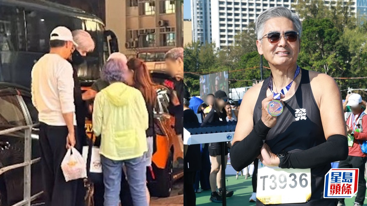 周潤發與苗僑偉排隊引圍觀  網民：可愛又貼地  戚美珍、白茵同行  巨星平民美食地圖大公開