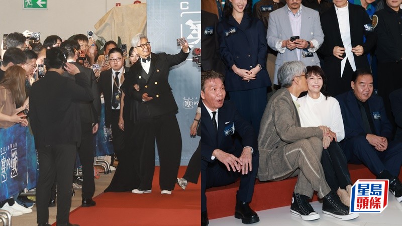 《寒戰1994》首映9大影帝行紅地毯  周潤發拖發嫂咀爆鄭裕玲  梁家輝傳承劉俊謙  郭富城笑爆全場