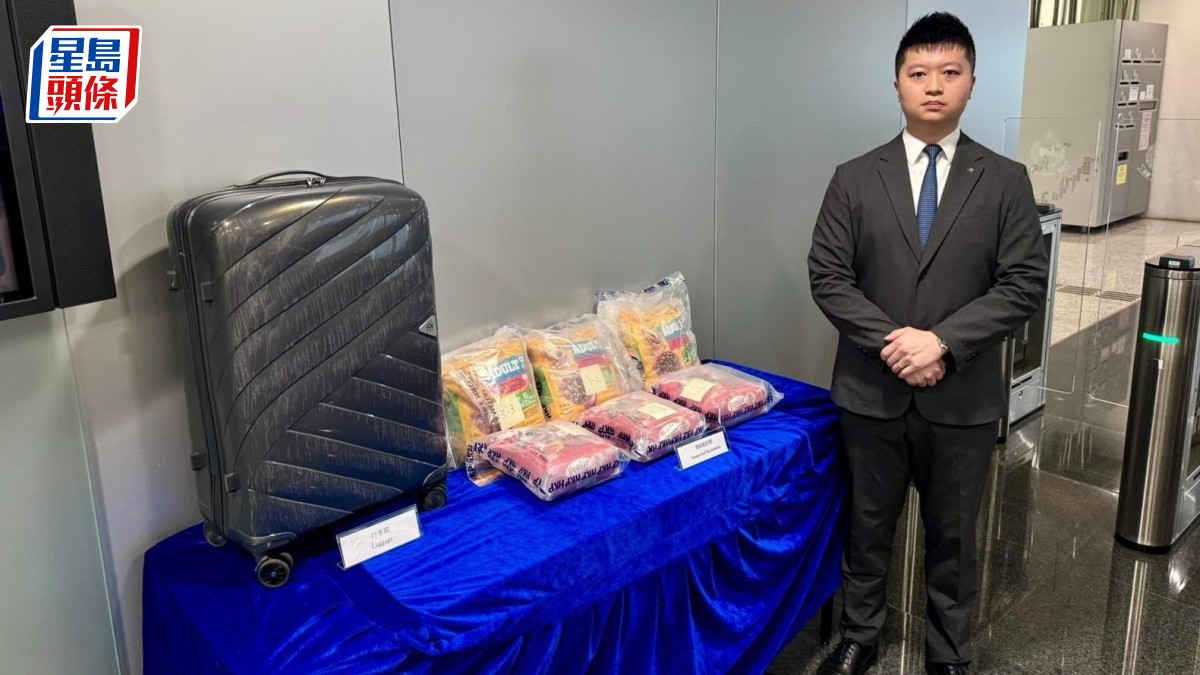 飛機豬│30歲內地商人意大利返港 行李放狗糧藏市值0萬K仔 涉販毒被捕