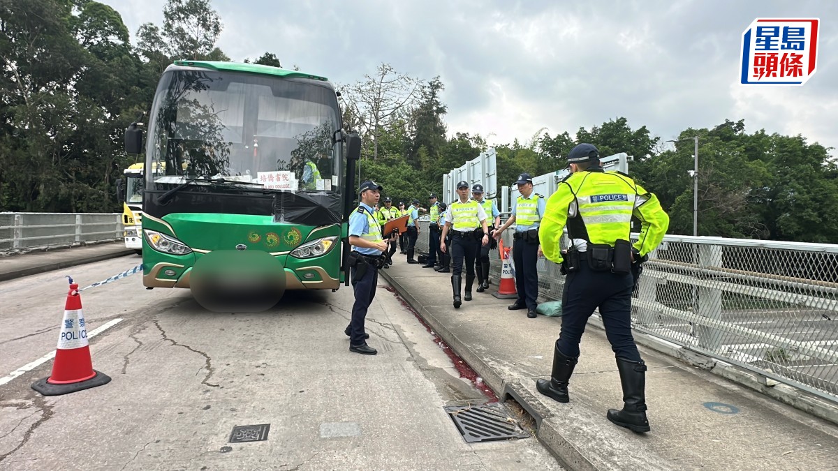 4分鐘2宗奪命車禍│落馬洲旅遊巴撞女途人昏迷送院亡 司機涉危駕被捕