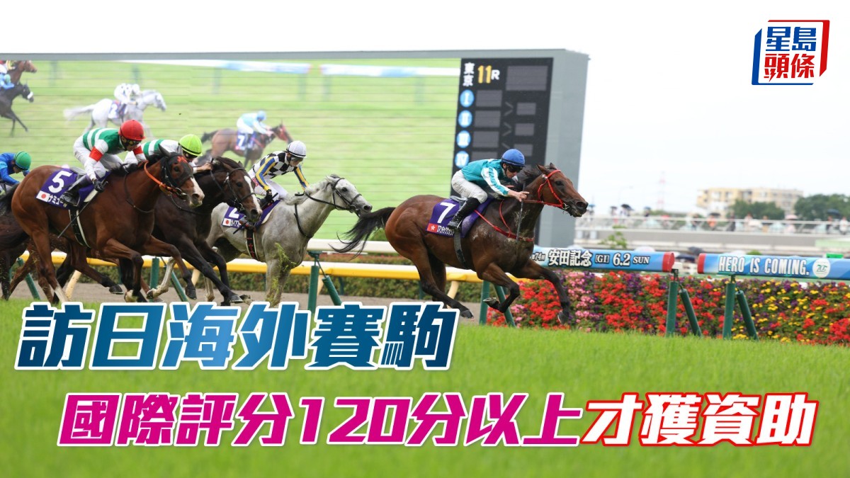 馬場浮世繪｜JRA改指引 訪日海外賽駒 國際評分120分以上才獲資助