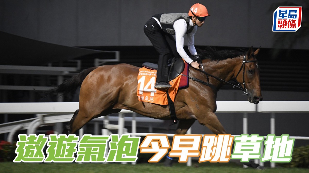 「遨遊氣泡」今早跳草地