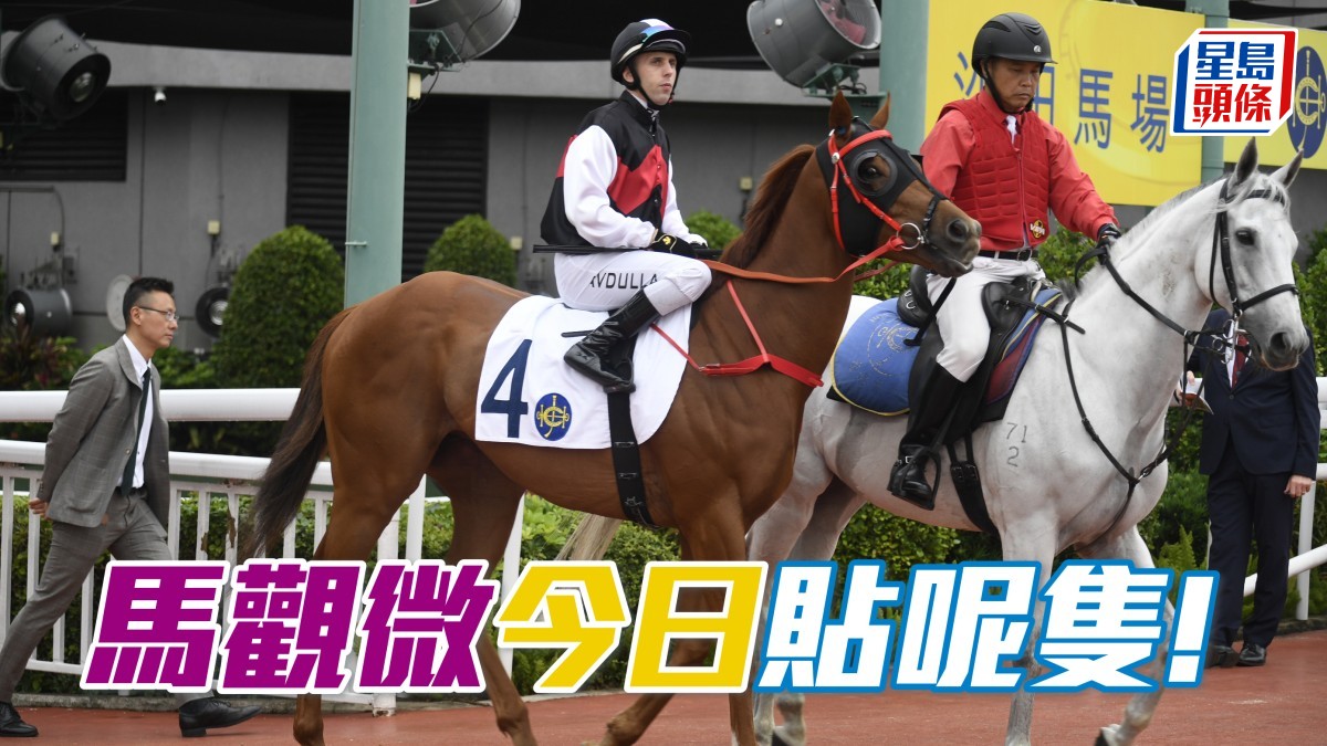 馬觀微全日心水│「競駿輝煌」一展所長