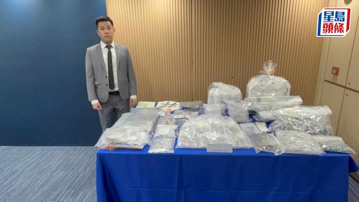 31歲黑漢元朗村屋提煉依托咪酯毒品落網 警檢市值107萬元相關毒品