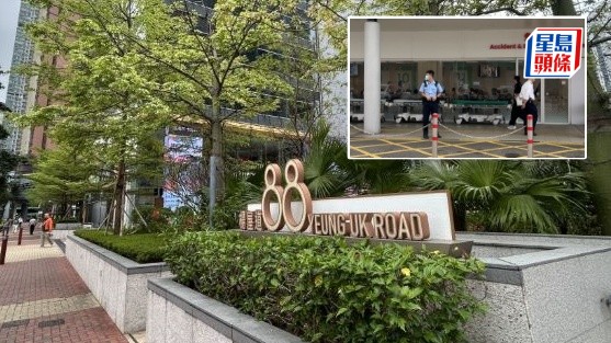 荃灣楊屋道商廈折百葉窗男工長梯墮地 留醫一日搶救不治