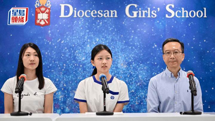 DSE放榜2025︱女拔超級狀元黃穎妍善用AI溫習 父為會考十優狀元
