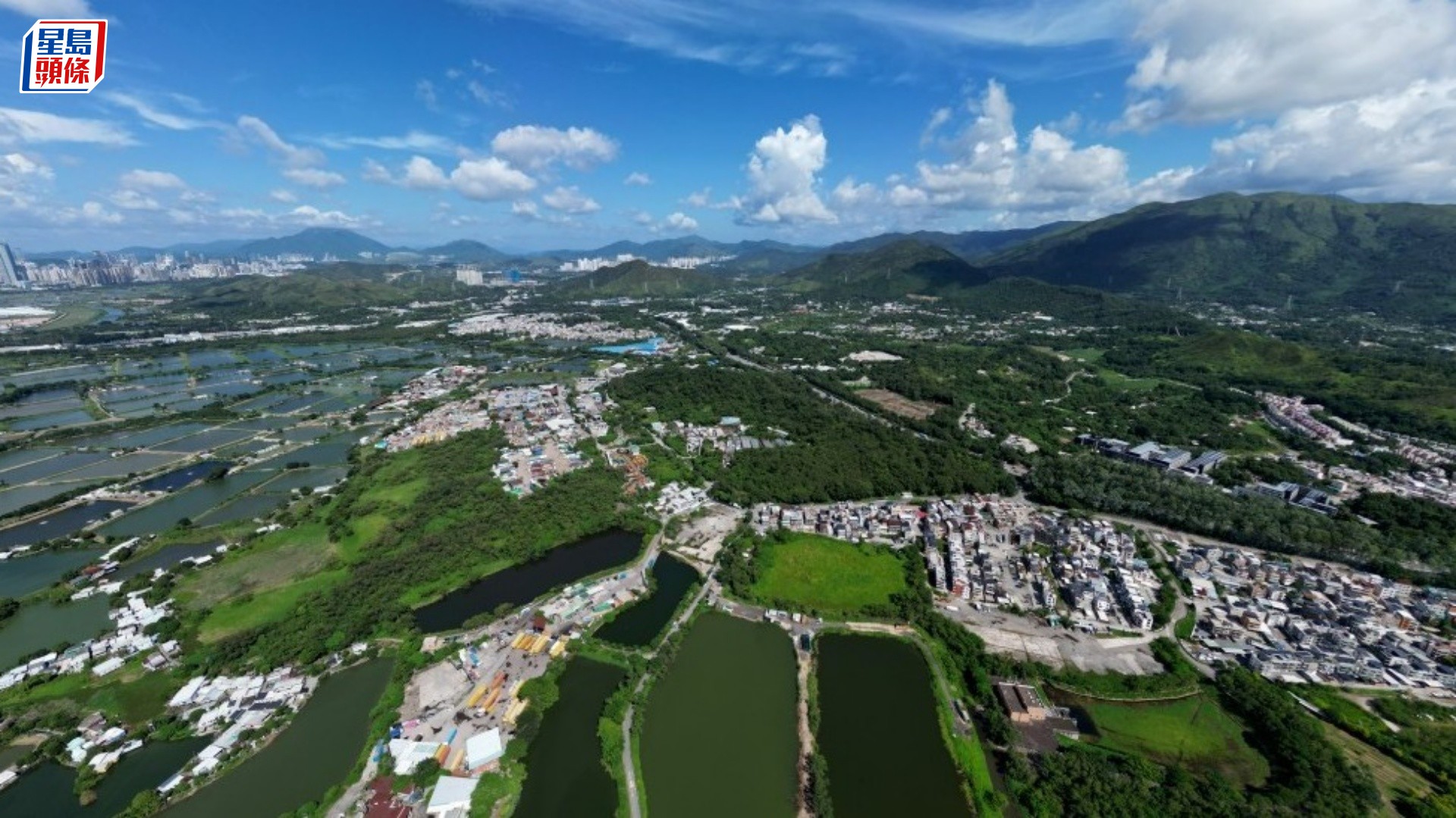 僅為新界鄉郊航拍風景照,缺乏具體新聞資訊。(15/100) 僅為新界鄉郊航拍風景照,缺乏具體新聞資訊。