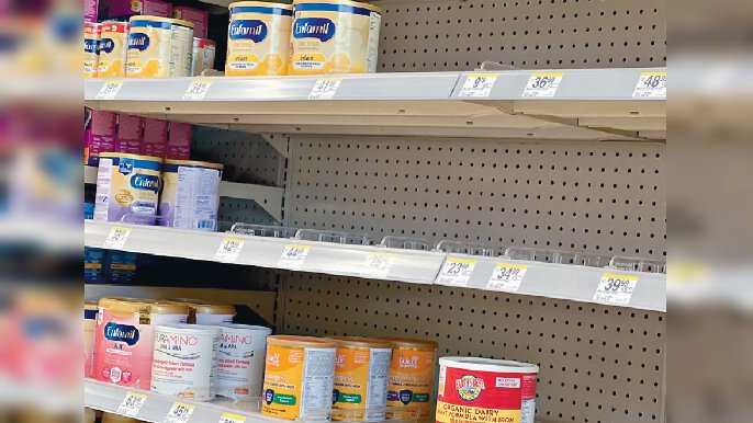 ■美國近年正面對奶粉短缺問題，至今仍未能真正解決危機。資料圖片
