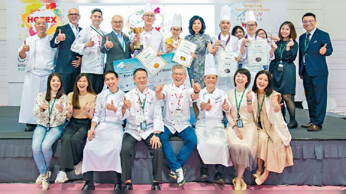 ■會展管理公司飲食部團隊喺今屆香港國際美食大獎，共取得兩金三銀佳績。
