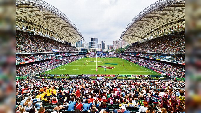 香港國際七人欖球賽是本港標誌性大型體育項目之一。
