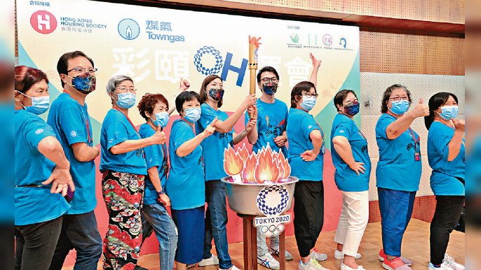■煤氣公司與房協攜手合辦「OH運會」活動，鼓勵長者多做運動保持身心健康。作者供圖
