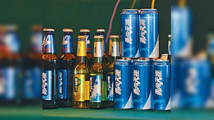■華潤啤酒發佈盈喜，預期去年純利增長逾倍。資料圖片
