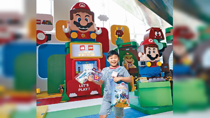 ■MegaBox「LEGO Super Mario冒險世界」巨型擺設，LEGO千祈咪錯過呀！
