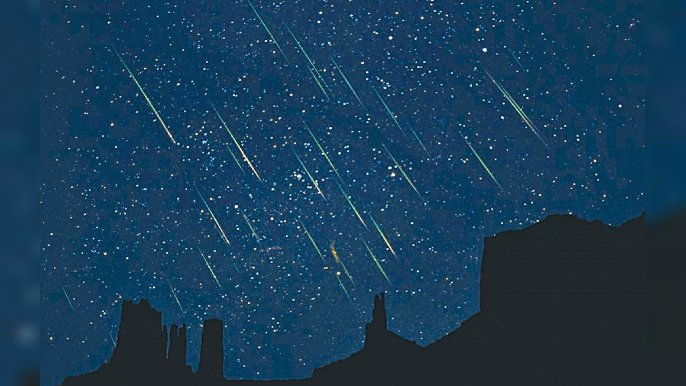■「獵戶座」流星雨昨晚起進入雨季，會持續到十一月七日。  太空館供圖  
