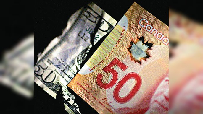 ■圖表顯示美元兌加元正從嚴重超賣區域回升。
