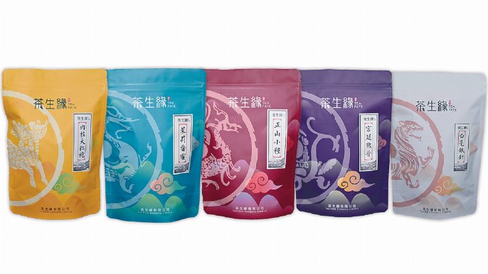■茶生緣五大茶類精選套裝，每種茶都有唔同功效。