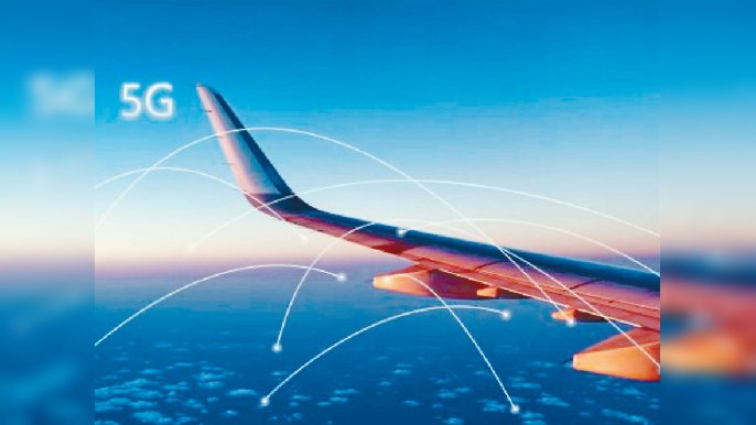 ■歐盟擬開放飛機5G網絡，乘客可望於未來在飛機上享用高速的5G服務。
