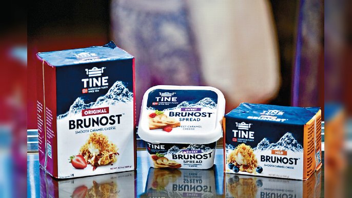 ■有逾一百五十年歷史的BrunostTM挪威焦糖芝士以香港為首站，首次打入中國市場。