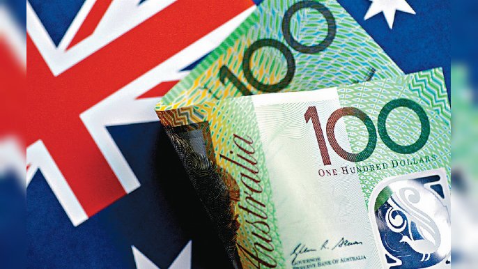■澳洲央行公佈議息聲明後澳元一度下滑，不過隨後很快扳回失地。
