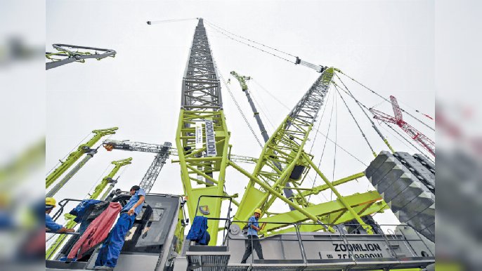 ■中聯重科收購行為不但反映集團有足夠資金擴張，同時亦看到集團業務擴大。
