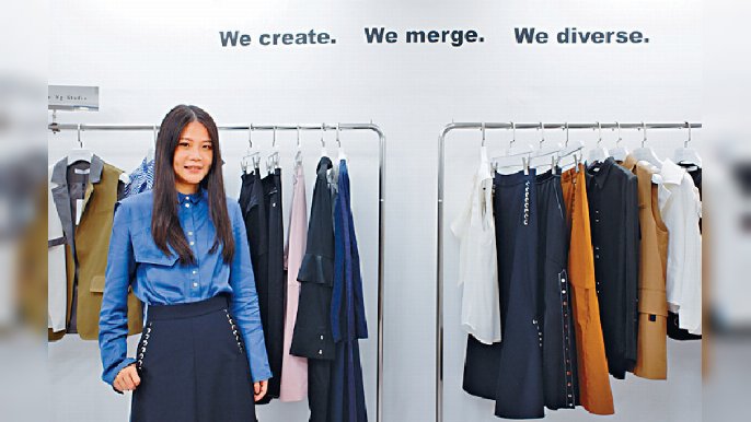 ■本地女裝品牌CHARLOTTE NG STUDIO創辦人吳楚翹今年與三位香港時裝設計師聯手，於海港城開設實體店。
