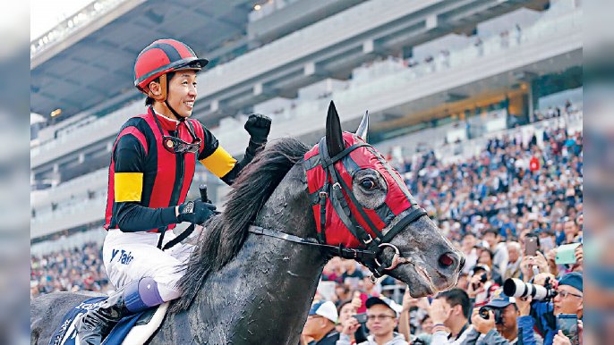 ■武豊2015年夥拍「榮進之光」攻下浪琴表香港盃。